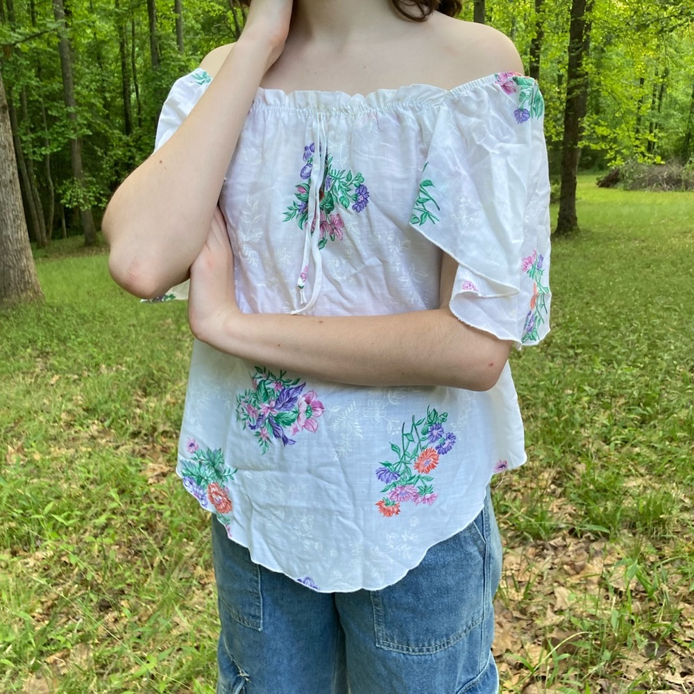 Handmade Floral Cottagecore Blouse